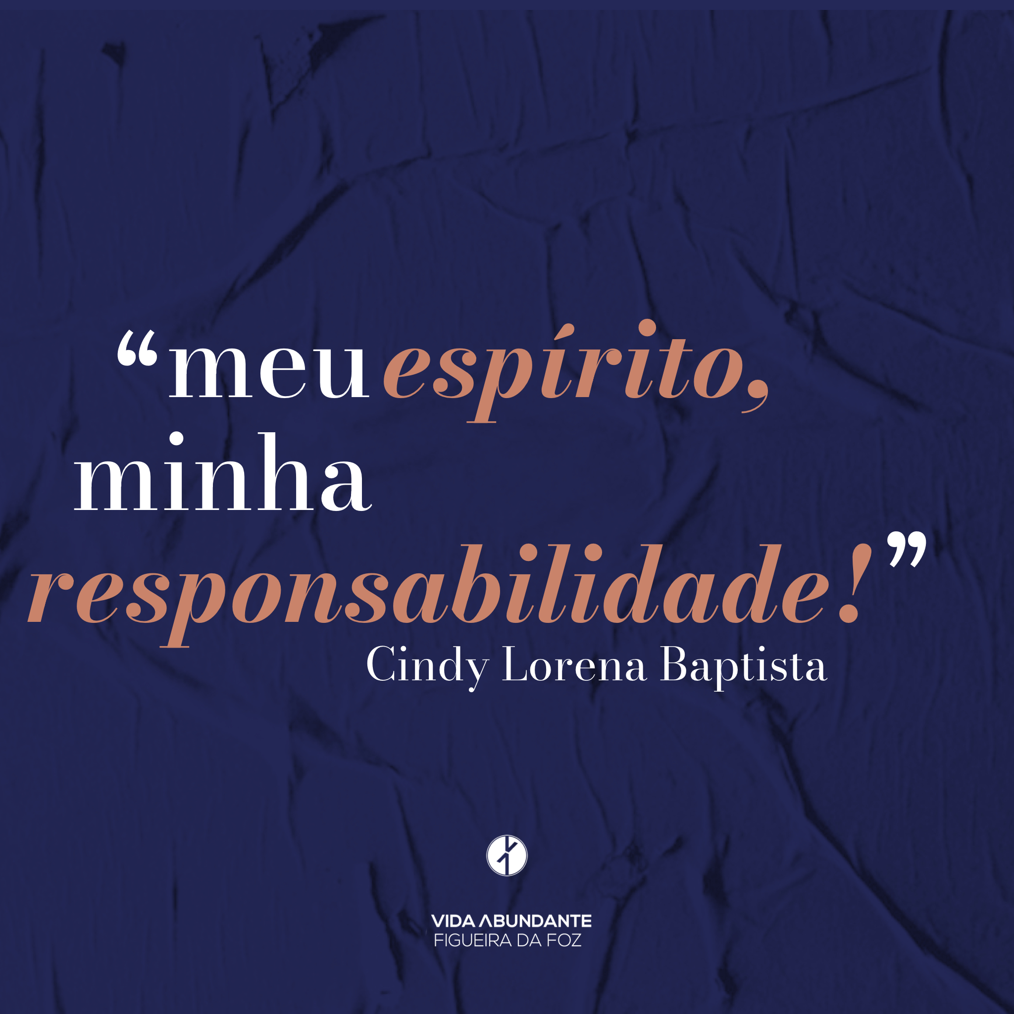 Meu Espírito, a Minha Responsabilidade (Cindy Lorena Rodriguez, Domingo 17 de Agosto 2025)